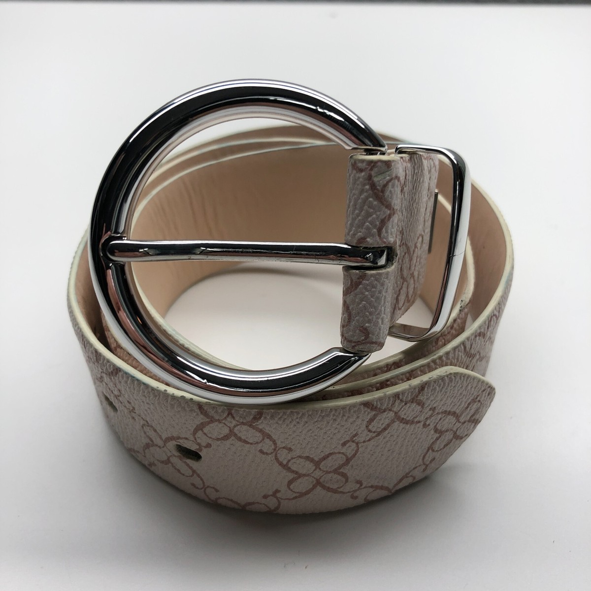 Nine West ⚜️ Woman\'s Beige Belt with Silver Buckle  XL $_57.JPG?set_id=8800005007 main image 2