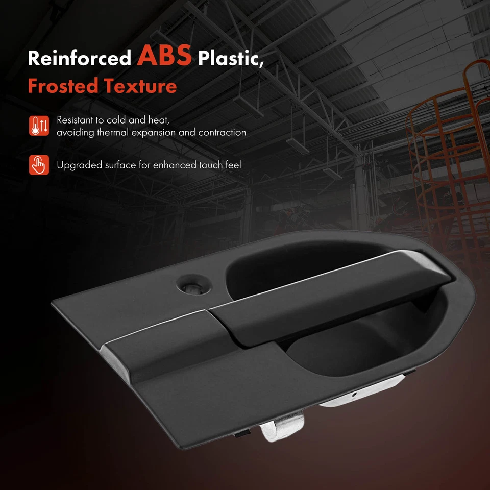 Manija de puerta exterior negra con textura del lado del conductor delantero para Honda Element 2003-2007 Foto 3 de 4