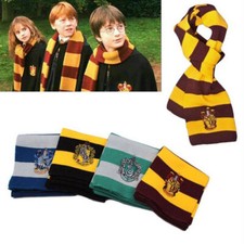 Unisex Harry Potter Bufanda Gryffindor-Slytherin-Hufflepuff-Raveclaw Bufanda Juegos con disfraces