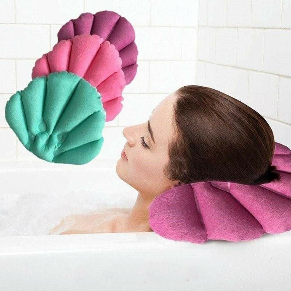 Badewannenkissen mit Saugnäpfen Nackenstützkissen Badekissen Bathtub Pillow