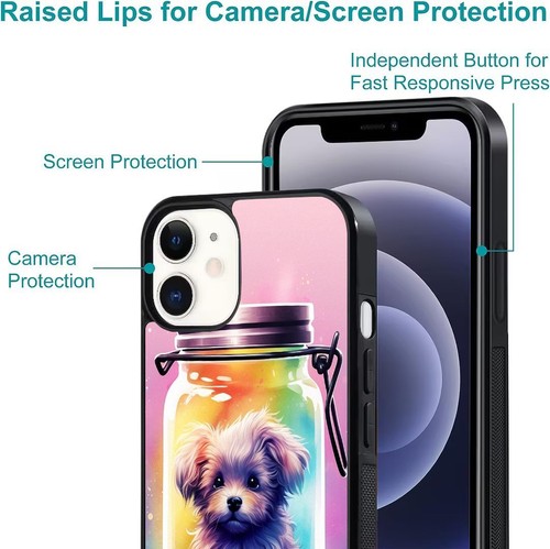 For Samsung A15 A16 S23 S24 S25 Ultra FE Yorkshire Terrier Dog cartoon Hard Case - 第 8/25 張圖片