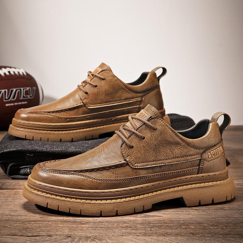 SAOLA Scarpe con suola spessa da uomo formali business britanniche moda lavoro per il tempo libero