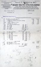 1927 C.Y. Schelly & Bro. Mechanics Tools Hardware Invoice Allentown PA
