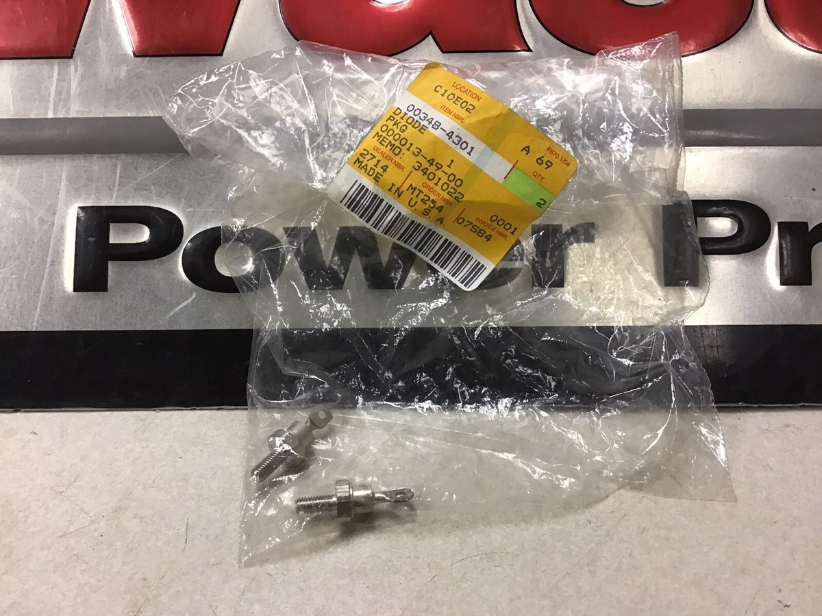 00348-4301 NEW KAWASAKI DIODE LOT OF 2 FITS MULTIPLE MODELS FREE