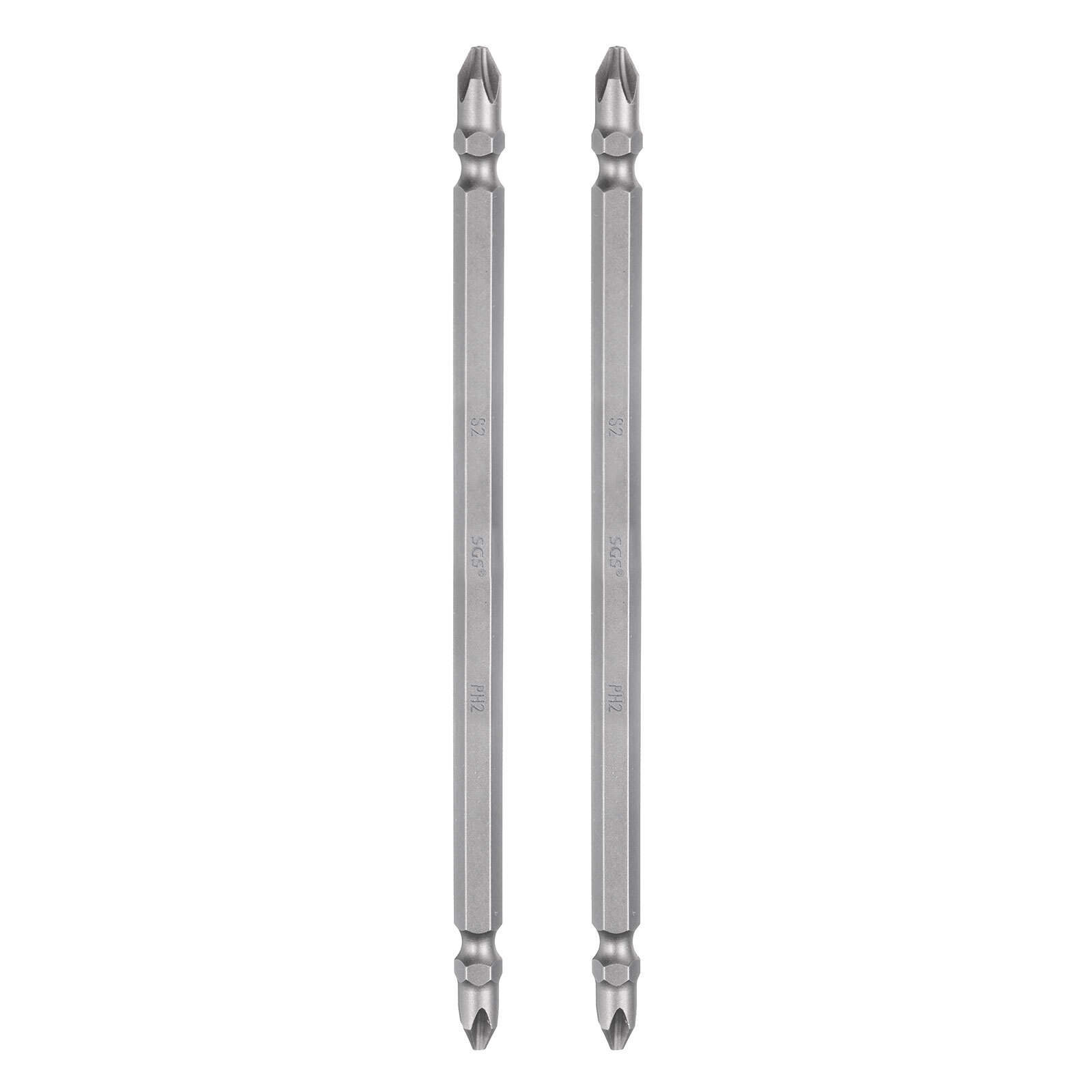 2pcs PH2 Magnetic Double Ended Phillips Screwdriver Bit 6