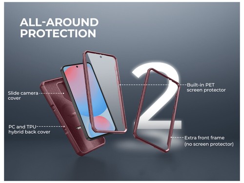 Funda Dexnor Cuerpo Completo para Samsung Galaxy S24 FE Compatible con Cubierta Magsafe - Imagen 67 de 72