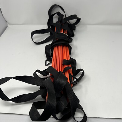 Fitness Agility Ladder, Portable 12 rung Orange