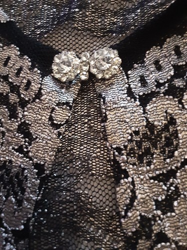 JH Evenings Lace overlay Jacket Size 16 Metallic Sheer Lace Multicolored Sho - 第 5/5 張圖片