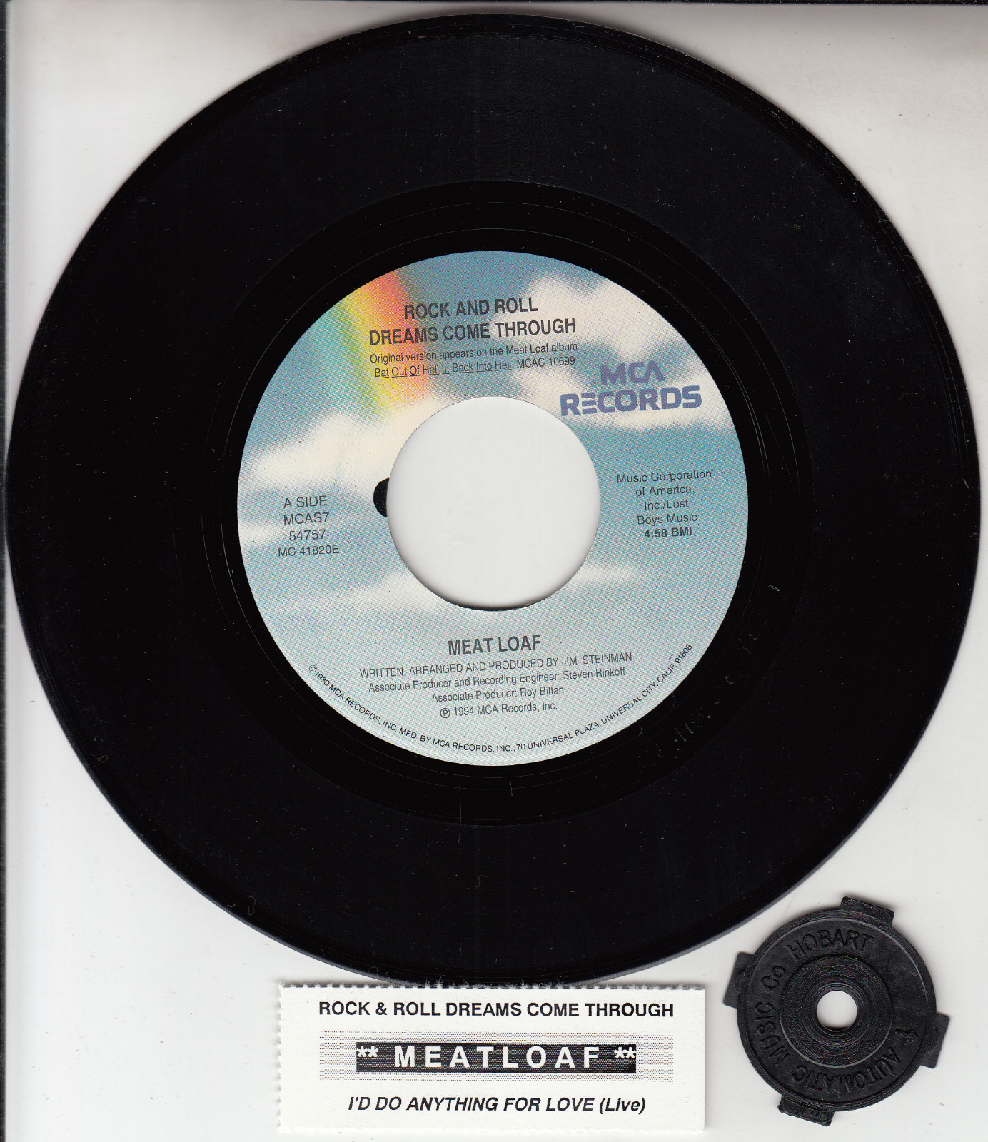 MEAT LOAF Rock And Roll Dreams Come Through & I'd Do Anything For Love