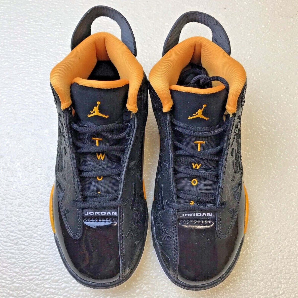 NEW* Pre-School KIDS Nike Air Jordan Dub Zero (PS) Black/Yellow