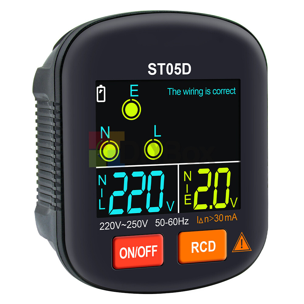 Digital Socket Tester Outlet Tester Ground Zero Line 30mA Smart