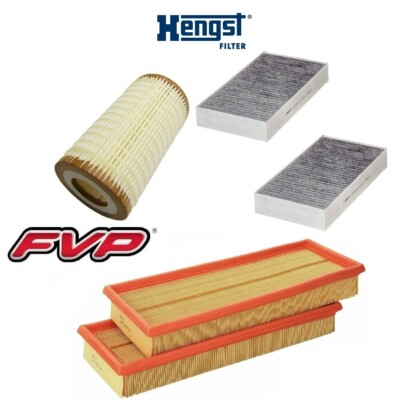 Air Filter & Oil Filter & AC Cabin Filter 5pcs Kit OEM for Mercedes GL ML R