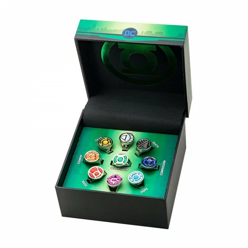 Green Lantern Collector All Lantern Corps Ring Set Multi-Color