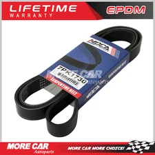 EPDM Serpentine Belt 7PK1730 for 2002-2006 Acura RSX Honda CR-V 2.0L 2.4L DOHC