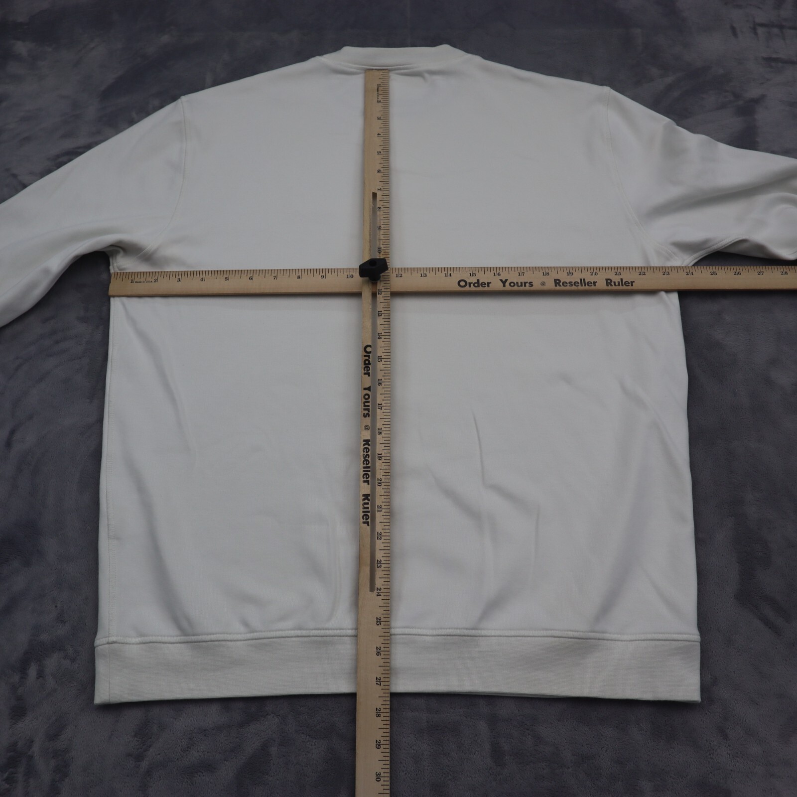 Ashworth Golf Company Sweater Mens L White Crew Neck Long Sleeve