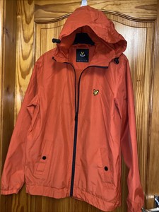 lyle and scott jacket orange