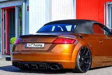 Diffusor Ansatz für Audi TT RS 8S Heckansatz Heckschürze Heckdiffusor