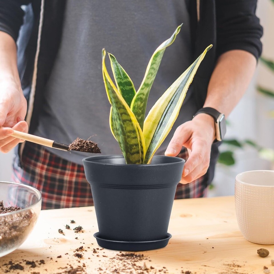 3PCS Plastic Nursery Pots Planter Basket For Indoor Outdoor Plants eBay