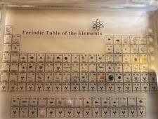Periodensystem der Elemente - dekorativ in Acryl eingebunden - NEU OVP
