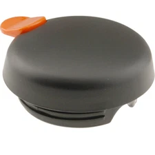 Service Ideas (Dispensers) 2901042 LID;STEELVAC;; BLK/ORG;M#FVP