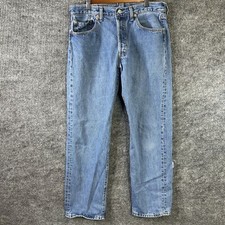 Vintage Levis 501 XX Jeans Mens 34/32 Original Button Fly Red Tab