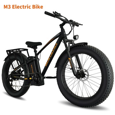 Electric Bike for Adult 1100W 48V 60Miles 28MPH City 26'' Fat Tire Mountain Ebike