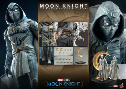 Authentic Hot Toys TMS075 Moon Knight 1/6 Collectible Action Figure New In Stock