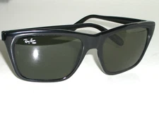 56mm BAUSCH & LOMB RAY-BAN FRANCE SHINY-BLACK POLARIZED CATS 3000 SKI SUNGLASSES
