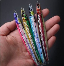 Fishing Jigs Lead Jig Jigging Spoon Lures Luminous Trolling Spoon for Bass