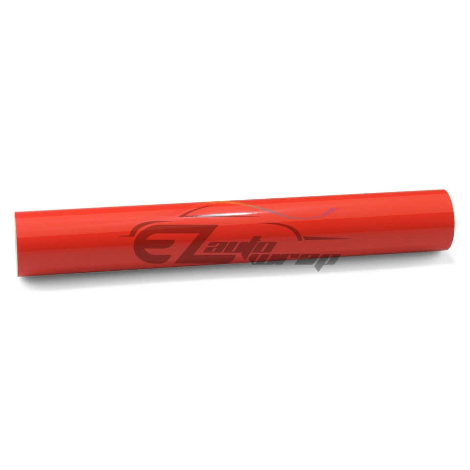 Rollo de hoja de calcomanía de película de vehículo envoltura de vinilo rojo Hot Rod brillante genuino 3M 2080 G13 Foto 2 de 4