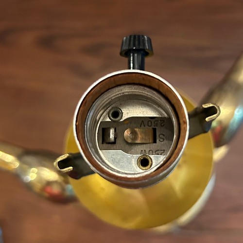 Vintage brass duck lamp double headed duck lamp tested and works 250 v cabin - Picture 10 of 20