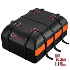 Car Rooftop Cargo Carrier Bag Waterproof Heavy Duty 840D Car Roof 15 Cubic Feet