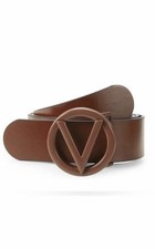 Mario Valentino Tonal V Logo Genuine Leather Size 36 921 BM2071STN Cinnamon 102