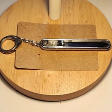 Porte Clé Vintage métal argenté, Système Coulissant Type OTF 1950