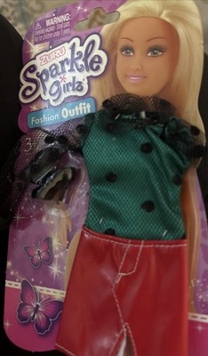 FUNVILLE SPARKLE GIRLZ FASHION OUTFIT 12'' DOLL CLOTHES Dress  & SHOES
