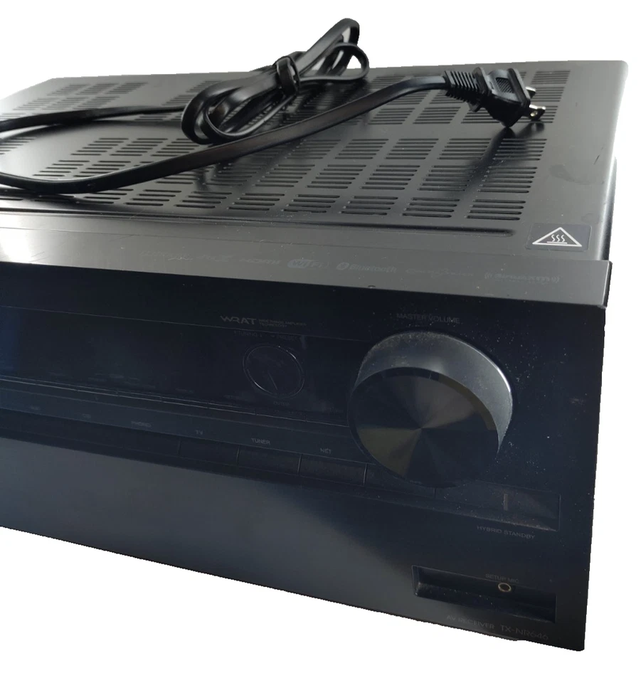 ONKYO TX TX-NR646 7.2 CHANNEL 170 WATT SMART RECEIVER BROKEN RECIEVER CHECK PICS - Image 4 of 4