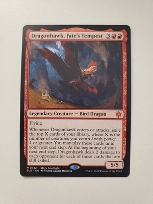 MTG Magic Dragonhawk, Fate's Tempest Bloomburrow Regular 0132 NM