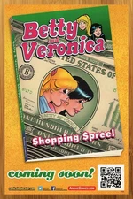 2013 Archie Comics Betty & Veronica Shopping Spree Print Ad/Poster Promo Pop Art
