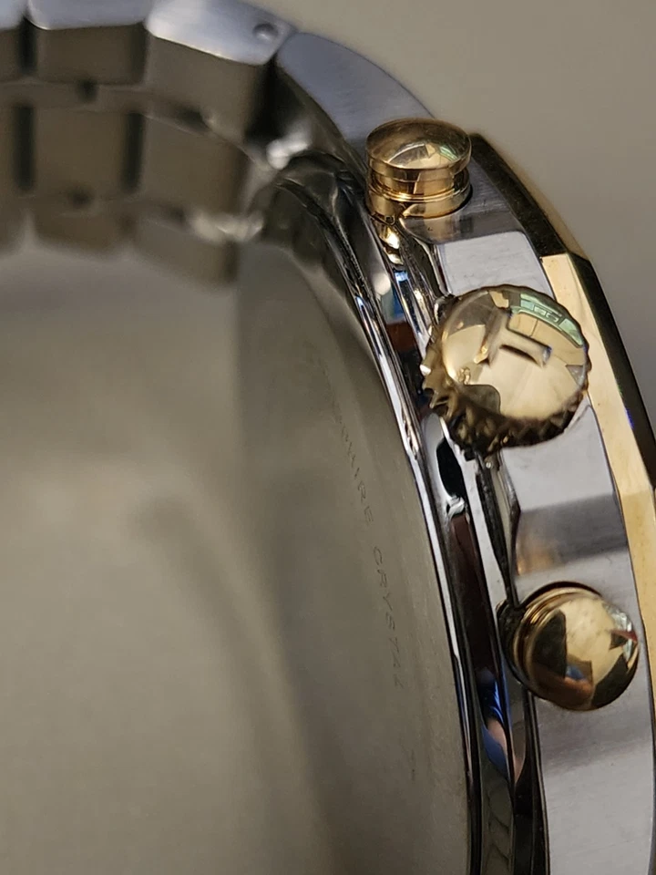 Tissot PRX Classic Chronograph Two-tone Men's Watch T077417 Pre-Owned - Image 3 of 4