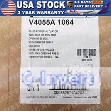Honeywell V4055A1064 Fluid Power Actuator. 120V 60HZ or 110V 50HZ, 120 Vac-