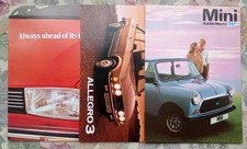 Mini inc 850, 1000,  Clubman, Allegro 3, Princess brochures 1980-1981 Excellent.