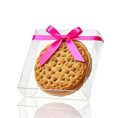 30 Pack 4x4x1.2inch Clear Single Cookies Boxes with Full Window Macaron Boxes...
