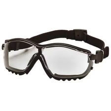 Pyramex Gb1810st Safety Goggles, Clear Lens, H2x Anti-Fog, Direct Vented, Foam
