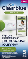 Clear Blue Menopause Journey 5 Test Sticks New Exp. 5/31/26