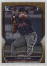 2023 Bowman Draft Chrome Gold Refractor 17/50 Cade Kuehler #BDC-21 16s2