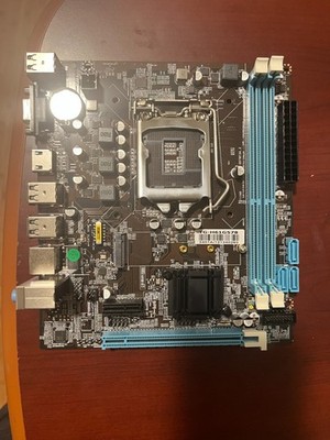 Intel H61 LGA 1155 Micro ATX Motherboard TG-H61G578 DDR3 NVMe M.2 HDMI VGA Teste