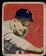 1949 Bowman Baseball Ferris Fain #9 Philadelphia Athletics Poor