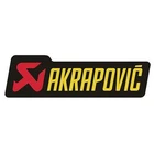 NEW GENUINE AKRAPOVIC 150x44 HEAT PROOF RESISTANT EXHAUST STICKER DECAL