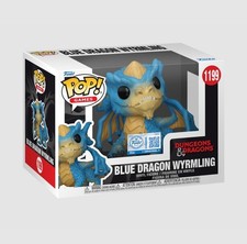 Dungeons & DragonsFunko Pop Blue Dragon Wyrmling Exclusive +Protector Pre-Sale