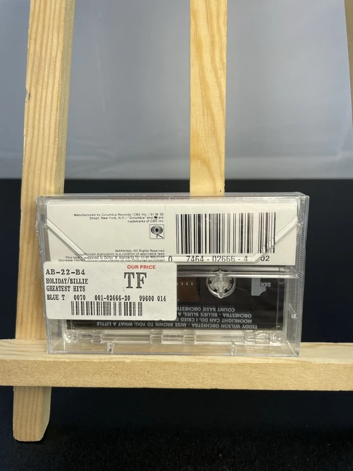 Billie Holiday's Greatest Hits (Cassette) Sealed - Image 2 of 3